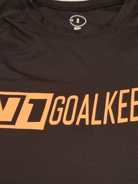 Performance Jersey - Black with Orange Logo